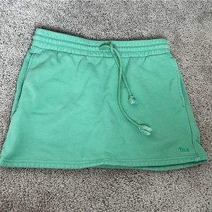 TNA cozy fleece boyfriend skirt